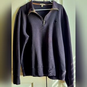 Burberry Brit Men's XXL Black Zip-Up Sweater